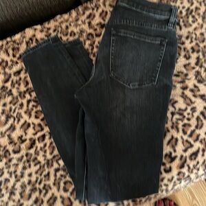 J.Crew 9” High-rise Skinny Jeans in Black